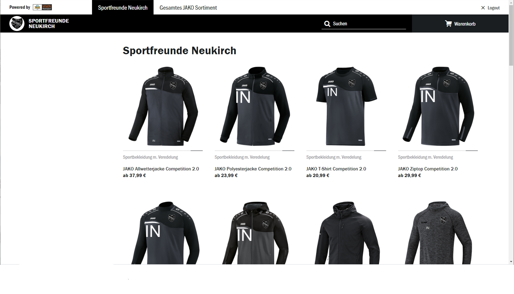 Jako Shop - Sportfreunde Neukirch